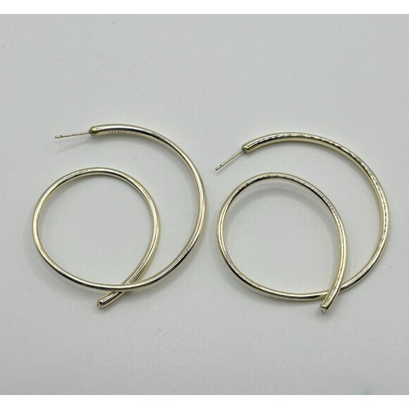 Kendra Scott Gold-Tone Moop Hoop Earrings - Picture 1 of 7